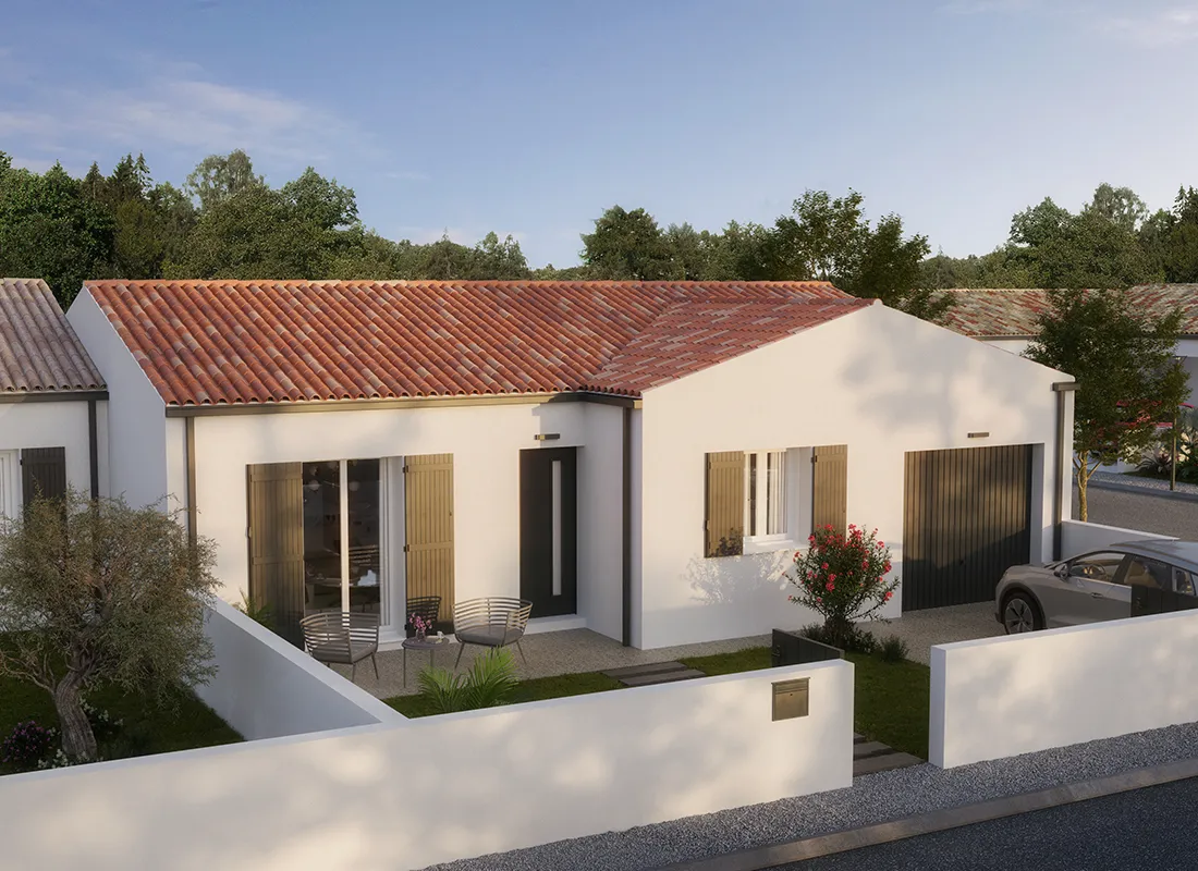 Maison modèle blanche